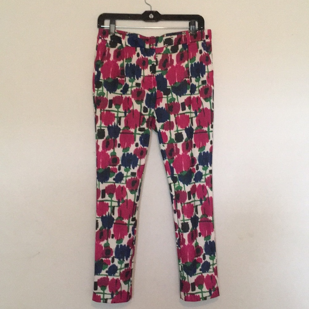 ZARA | Flowered Cropped Pants